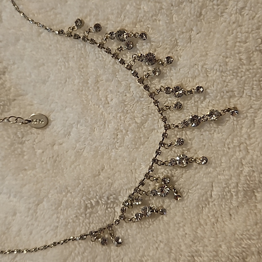 #0077 ICING Rhinestone necklace - Picture 2 of 6